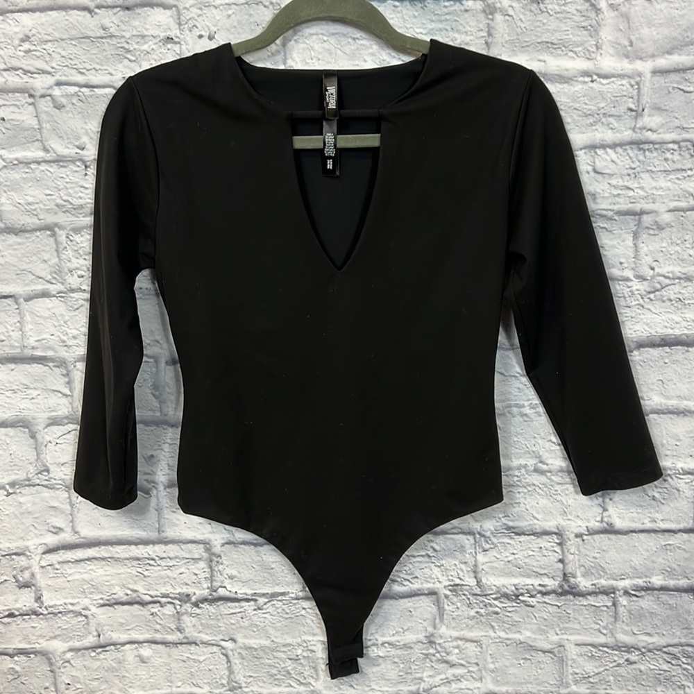 Victoria sport (Victorias secret) black body suit | 3/4 sleeve | size small